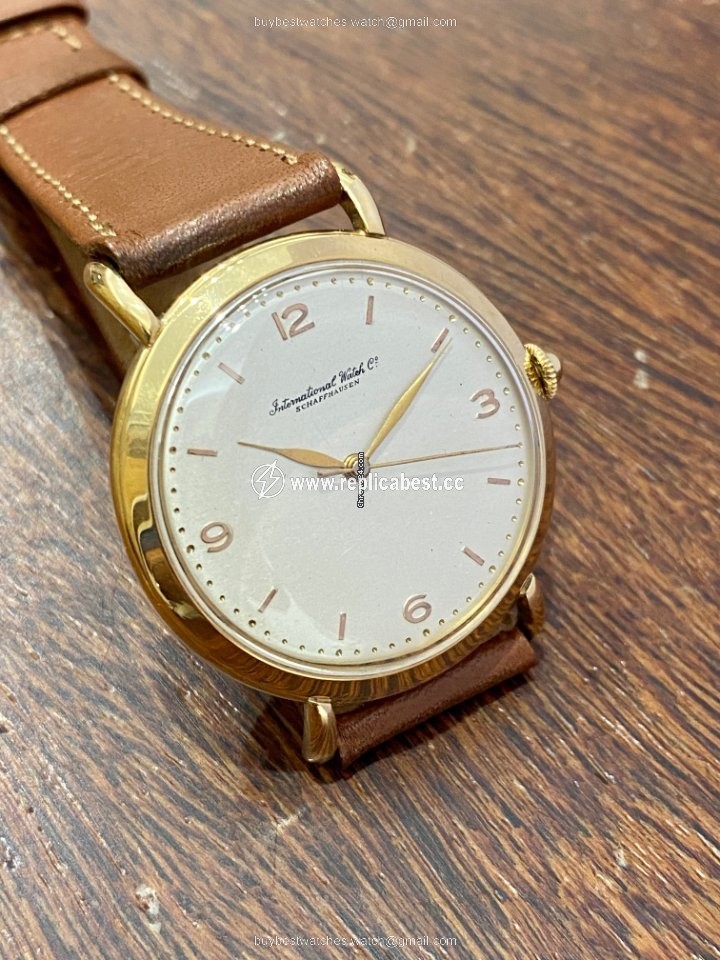 IWC Mens watch Unisex Manual winding Yellow gold 1241374