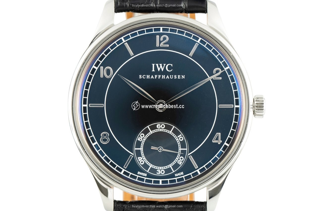 IWC Portuguese Hand-Wound Mens watch Unisex Manual winding Steel 5445