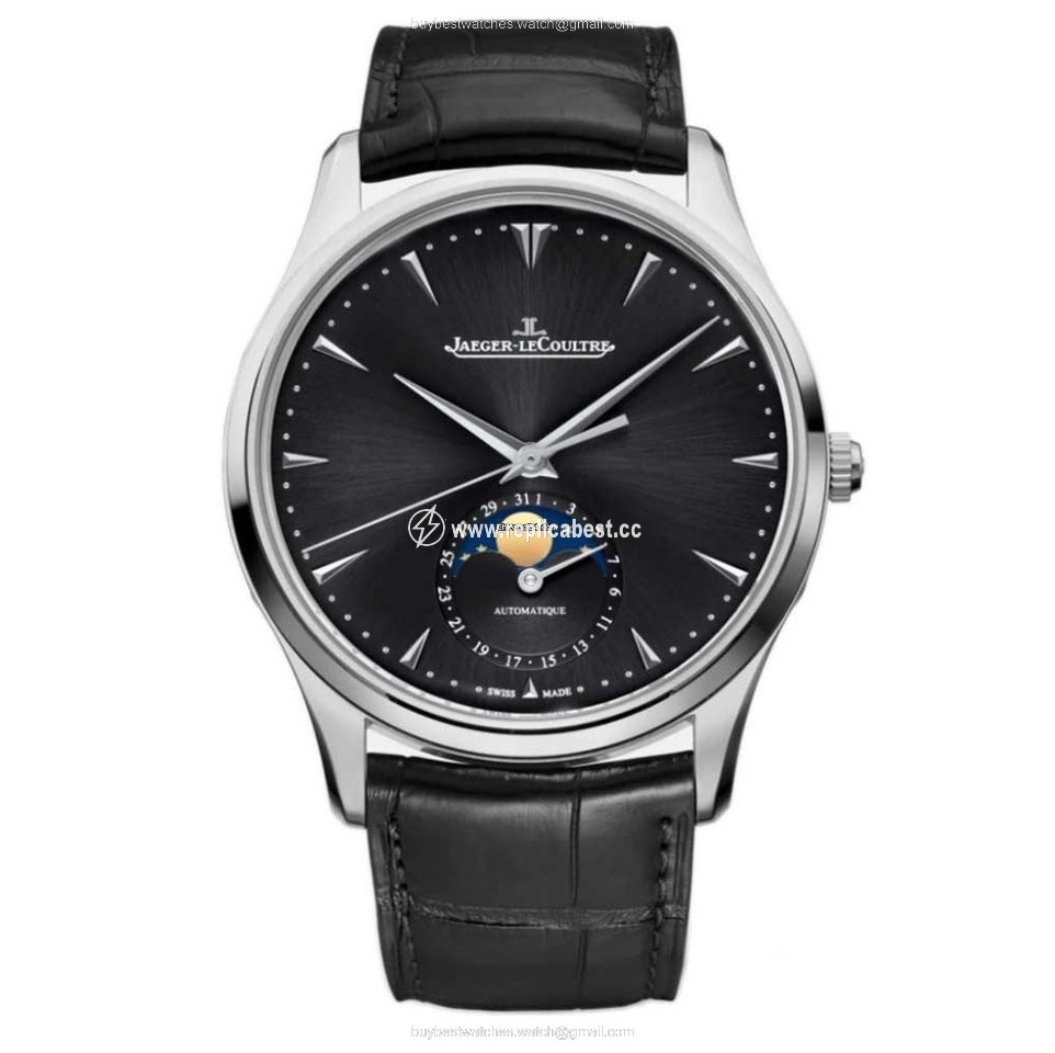 Jaeger-LeCoultre Master Ultra Thin Moon Mens watch Unisex Automatic Steel 1368470