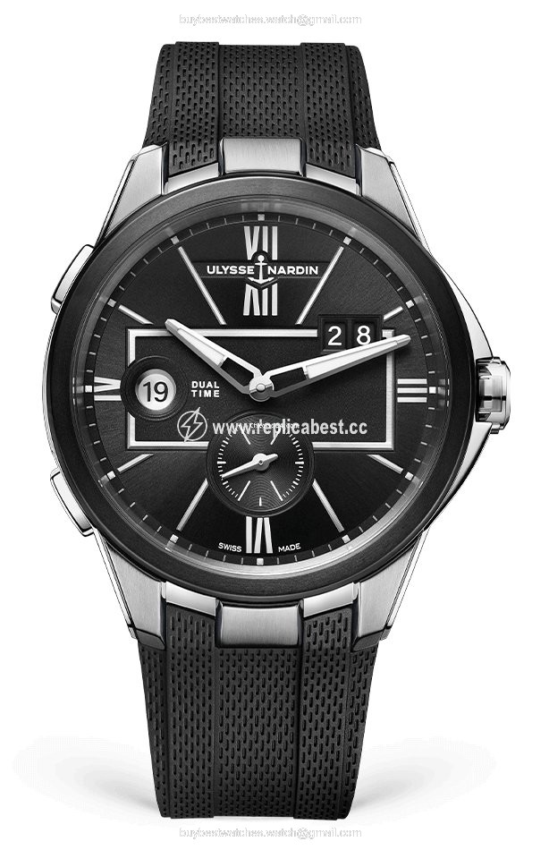 Ulysse Nardin Executive Dual Time Mens watch Unisex Automatic Steel 243-20-3 42