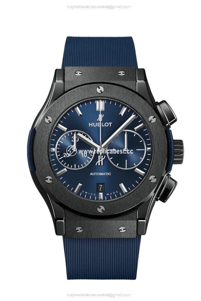 Hublot Classic Fusion Blue Mens watch Unisex Automatic Ceramic 521.CM.7170.RX