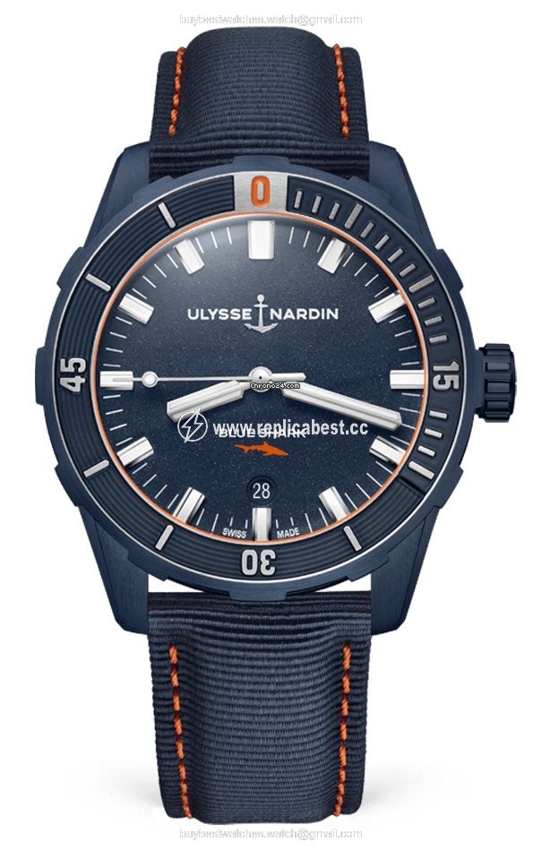 Ulysse Nardin Mens watch Unisex Automatic Steel 8163-175LE 93-BLUESHARK