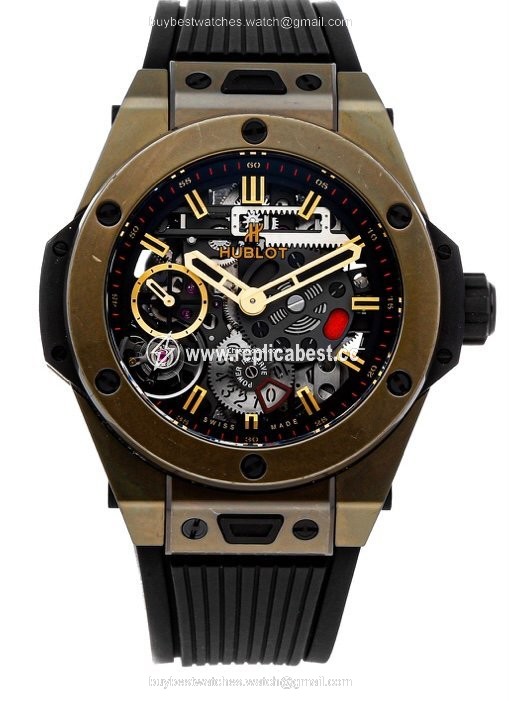 Hublot Big Bang Meca-10 Mens watch Unisex Manual winding Yellow gold 414.MX.1138.RX