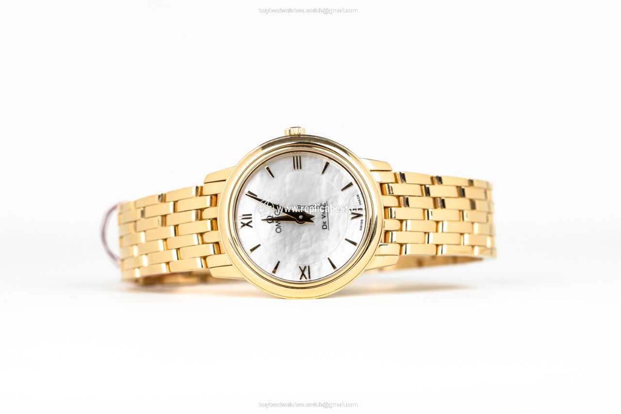 Omega De Ville Prestige Womens watch Quartz Yellow gold 424.50.27.60.05.001