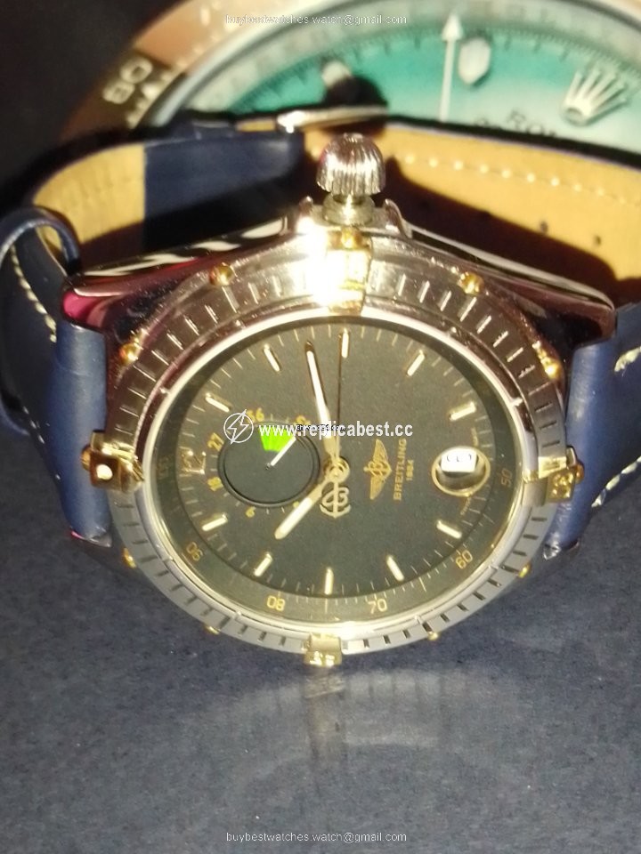 Breitling Mens watch Unisex Automatic Gold Steel B14047