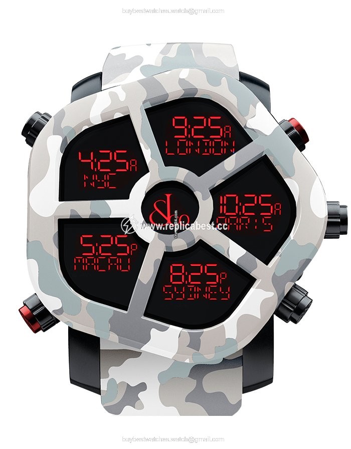 Jacob & Co. Five Time Zone Mens watch Unisex Quartz GH100.11.NS.PC.ANS4D