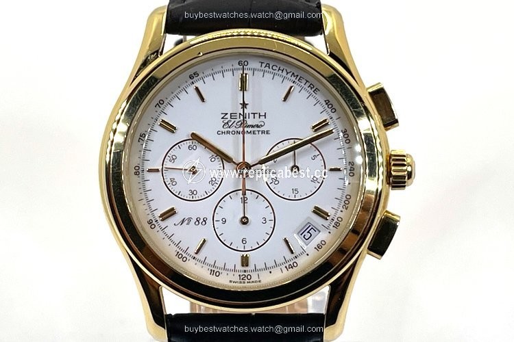 Zenith El Primero Chronograph Mens watch Unisex Automatic Yellow gold 30.0220.400