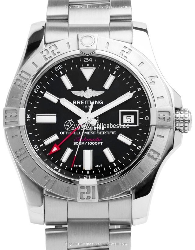 Breitling Avenger II GMT Mens watch Unisex Automatic Steel A32390111B1A1