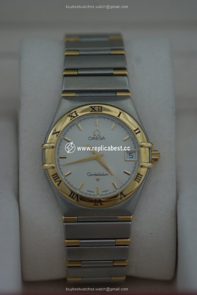 Omega Constellation Mens watch Unisex Quartz Gold Steel 1312.30