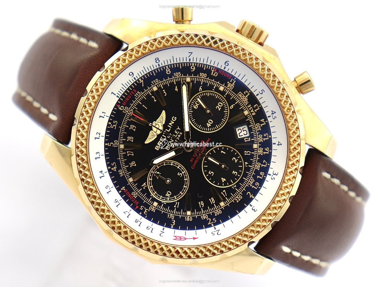 Breitling Bentley Motors Mens watch Unisex Automatic Yellow gold K25362