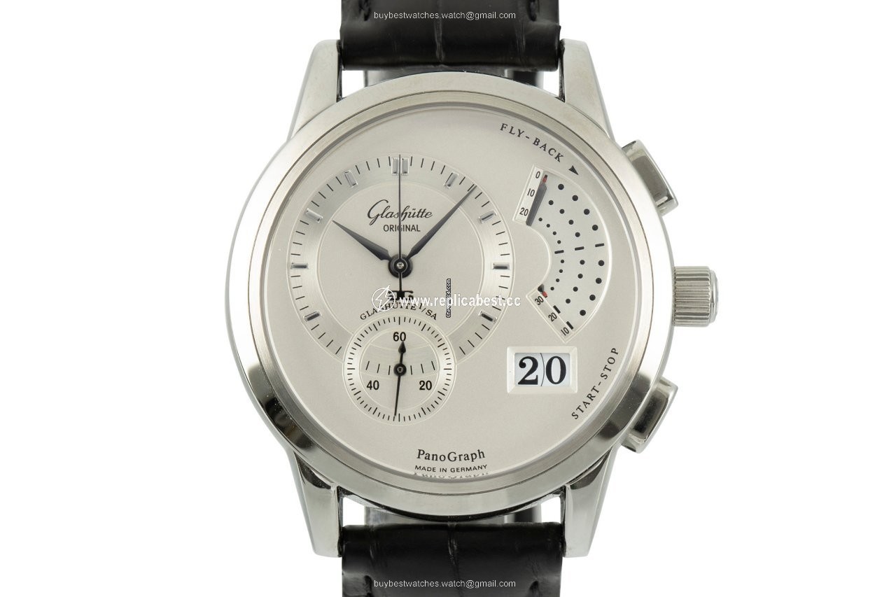 Glashutte Original PanoGraph Mens watch Unisex Manual winding Steel 61-01-02-02-04