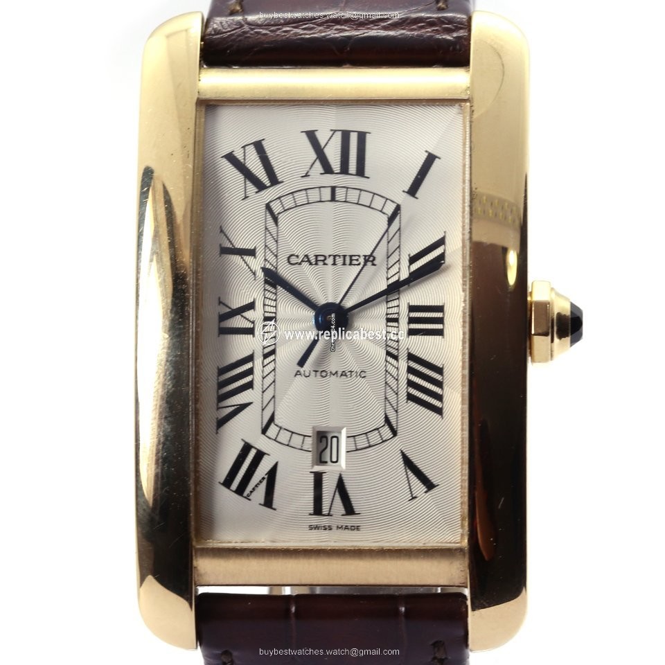 Cartier Tank Americaine Mens watch Unisex Automatic Yellow gold 2926