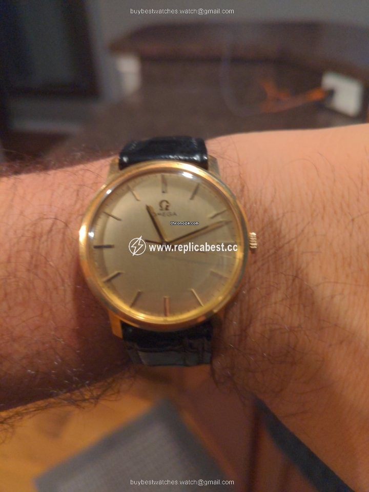 Omega Mens watch Unisex Automatic Gold Steel 23287568