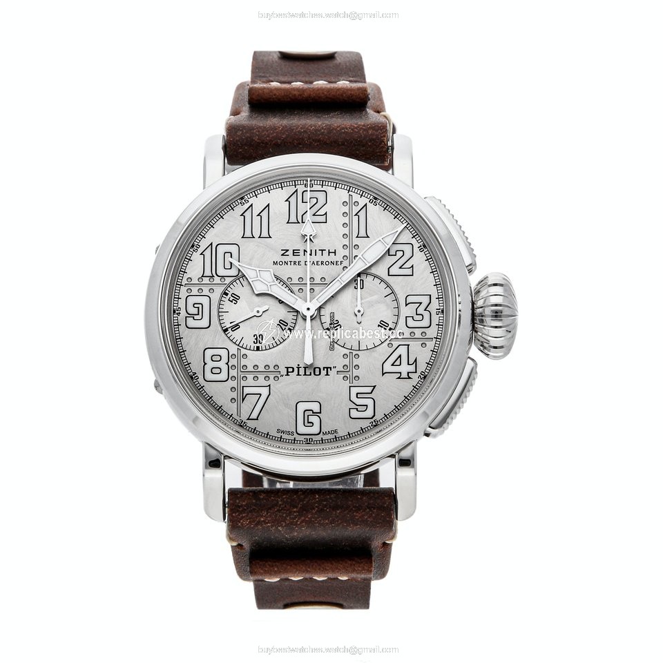 Zenith Pilot Mens watch Unisex Automatic Silver 05.2430.4069 17.I011