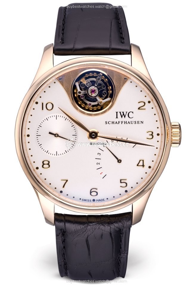 IWC Portuguese Tourbillon Mens watch Unisex Automatic Rose gold IW504202