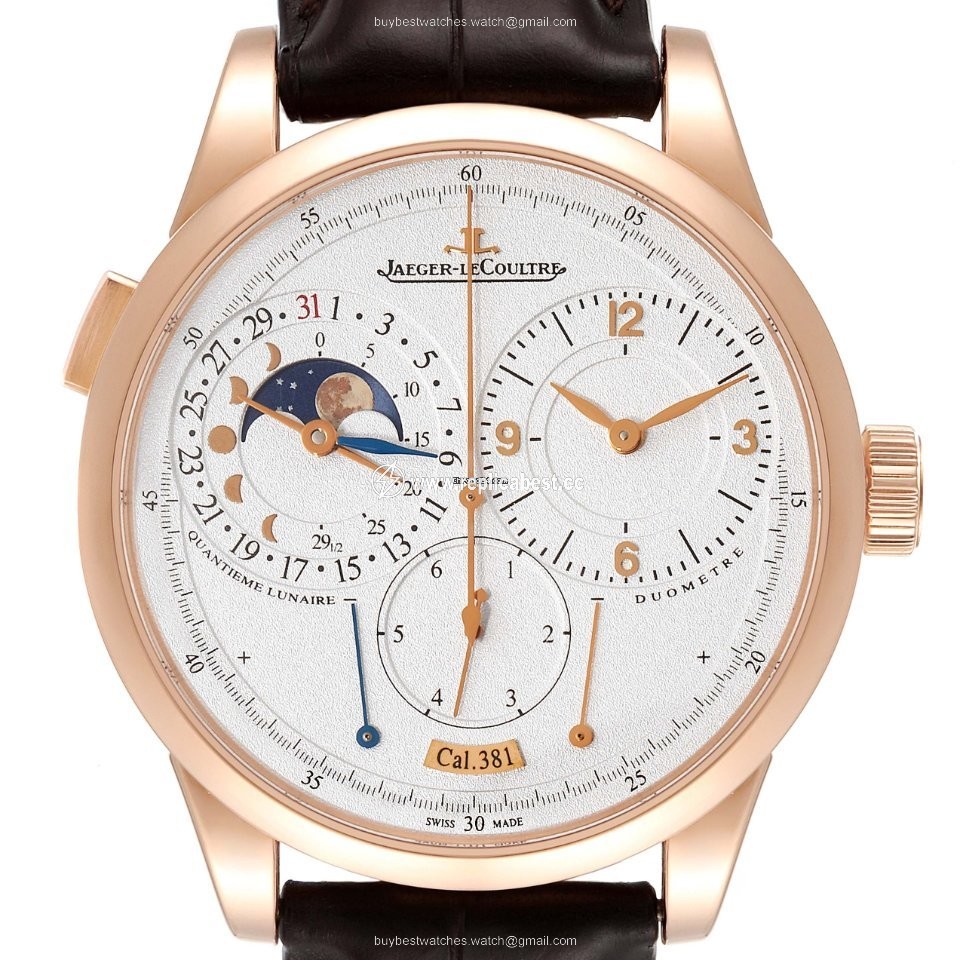Jaeger-LeCoultre Duometre Mens watch Unisex Manual winding Rose gold Q6042421