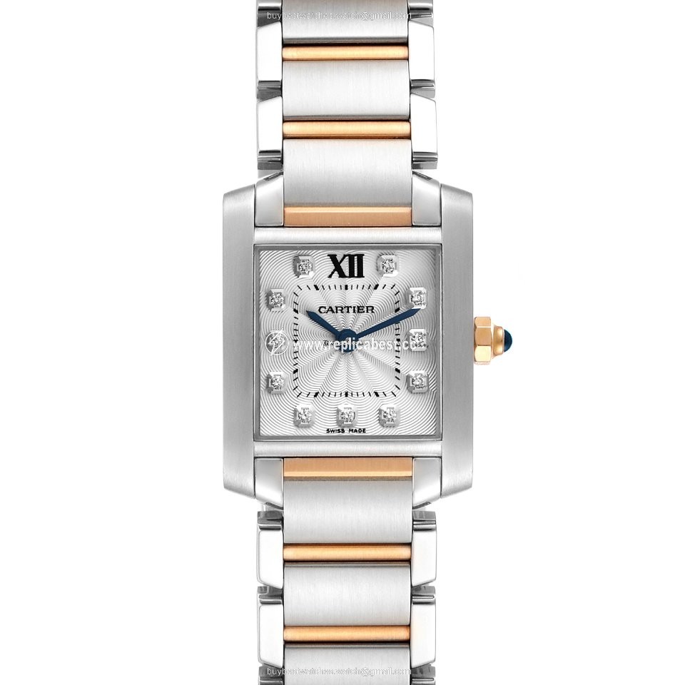 Cartier Tank Francaise Womens watch Quartz Gold Steel WE110004