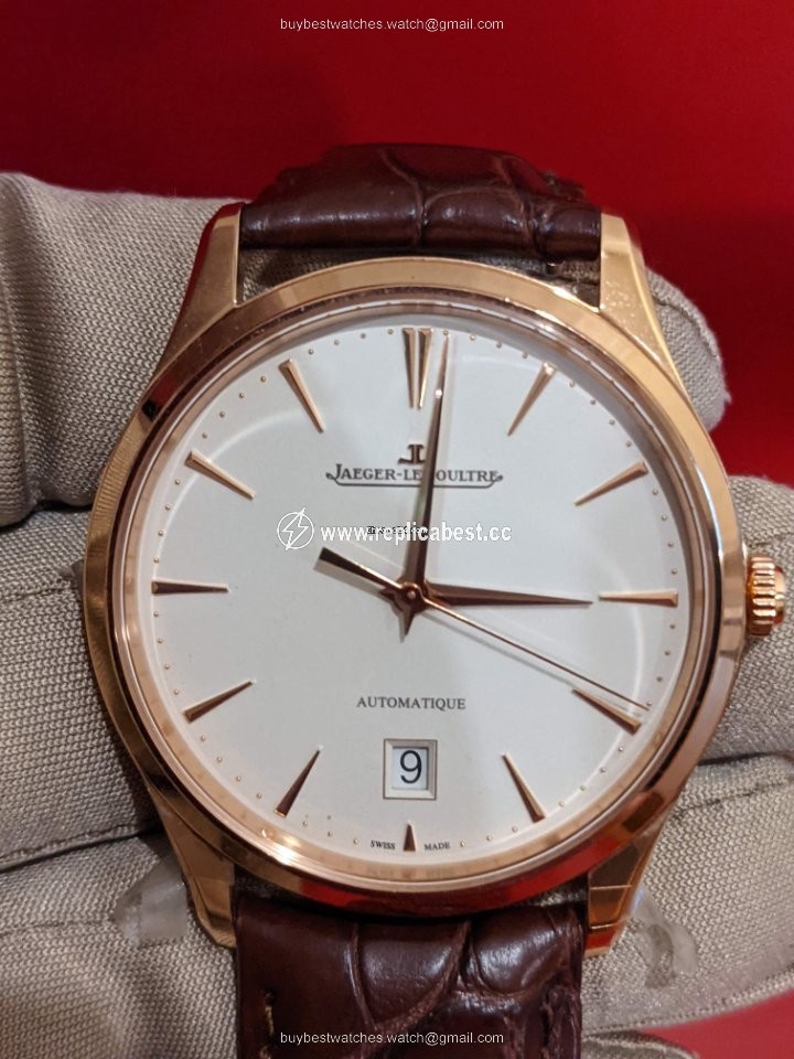 Jaeger-LeCoultre Master Ultra Thin Date Mens watch Unisex Automatic Rose gold 1232510