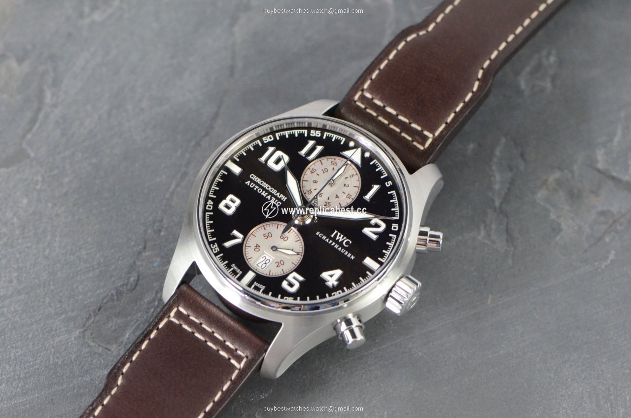 IWC Pilot Spitfire Chronograph Mens watch Unisex Automatic Steel IW387806