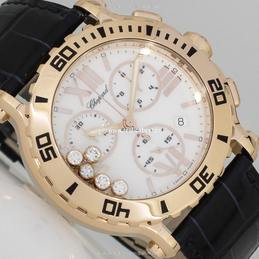 Chopard Happy Sport Womens watch Quartz Red gold 283581-5003