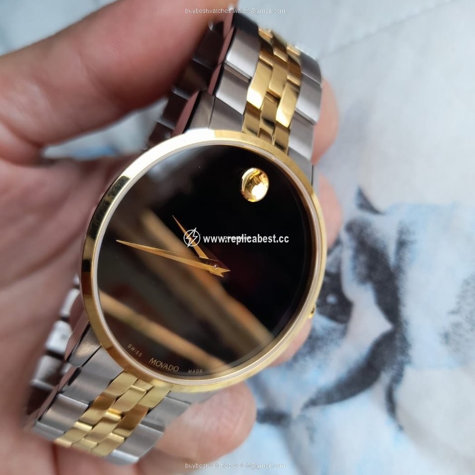 Movado Museum Mens watch Unisex Quartz Rel??gio Cl??ssico Movado Museum (0607200)
