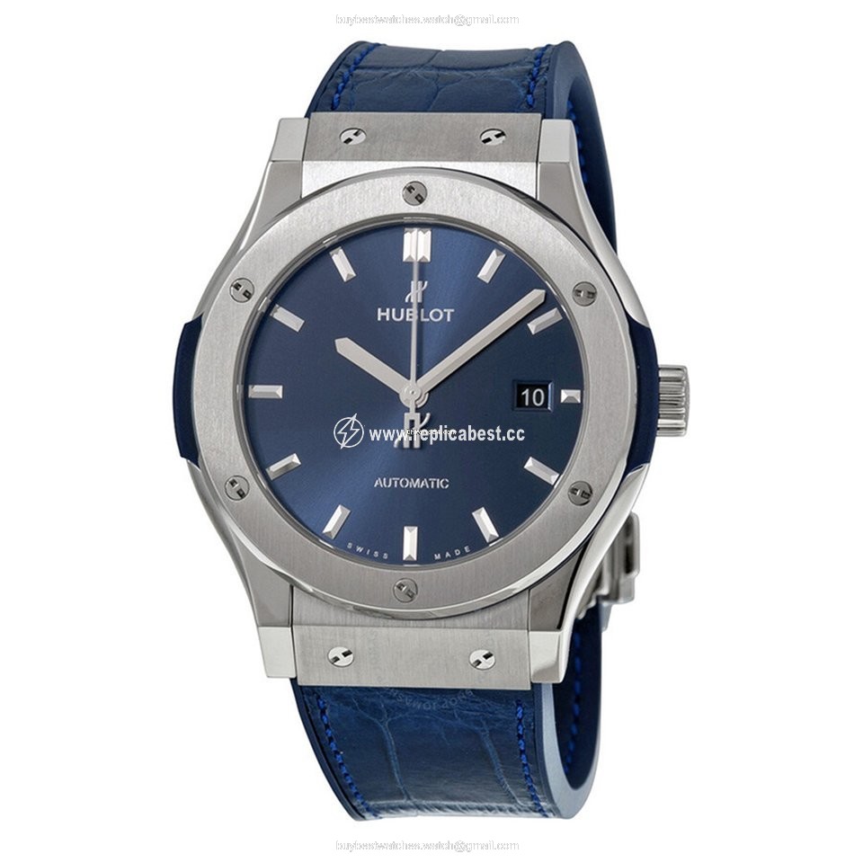 Hublot Classic Fusion Blue Mens watch Unisex Automatic Titanium 542.NX.7170.RX