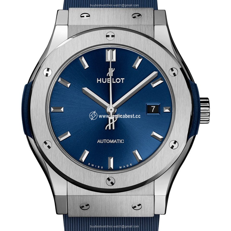 Hublot Classic Fusion Blue Automatic Titanium 565.NX.7170.RX