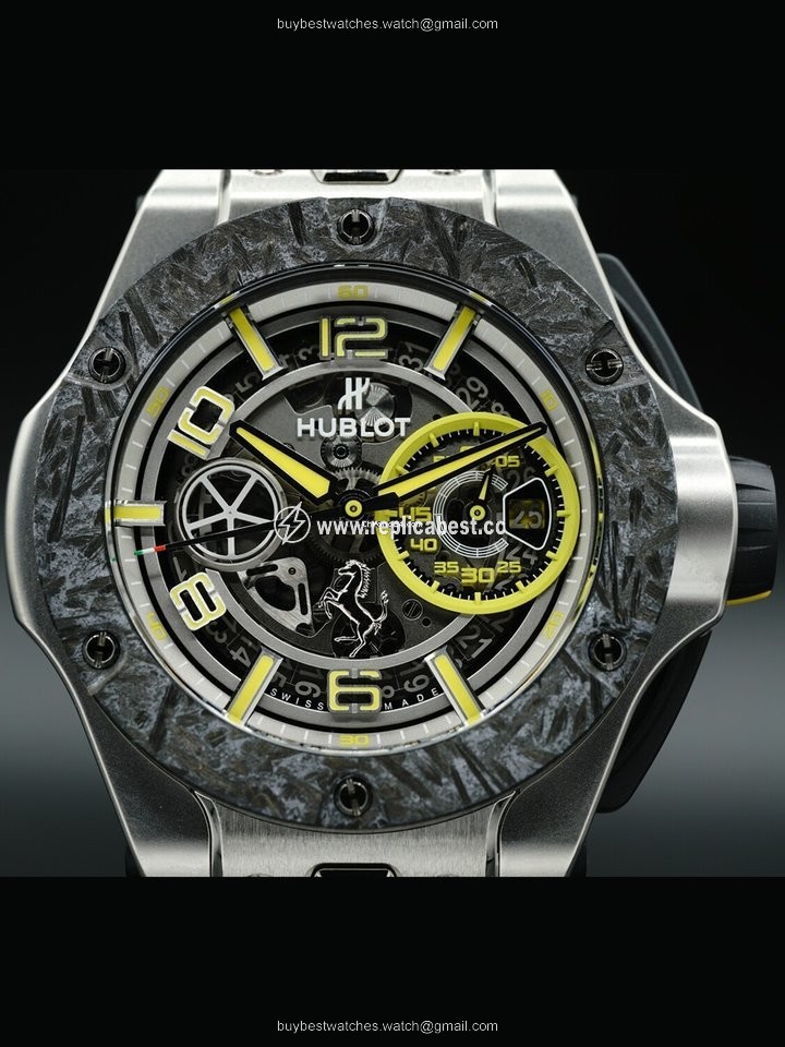 Hublot Big Bang Ferrari Mens watch Unisex Automatic Platinum 402.TQ.0129.VR