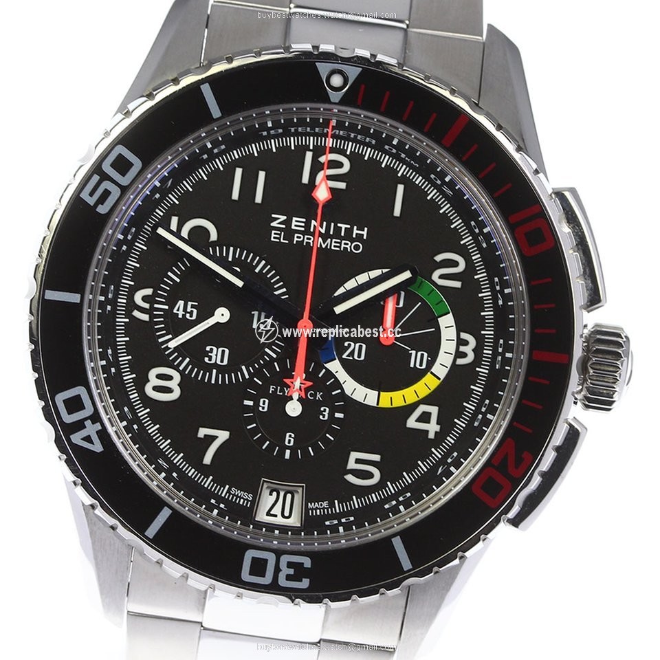 Zenith El Primero Stratos Flyback Mens watch Unisex Automatic Steel 03.2061.405