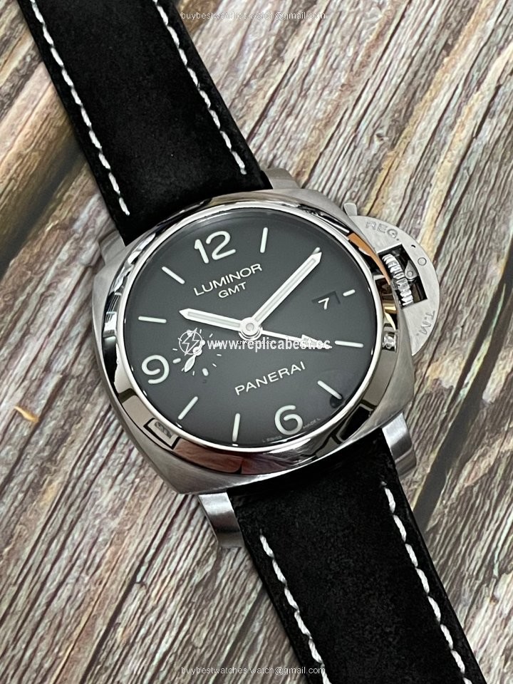 Panerai Luminor 1950 3 Days GMT Automatic Mens watch Unisex Automatic Steel PAM 00320