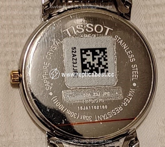 Tissot Mens watch Unisex Quartz Gold Steel T870 970