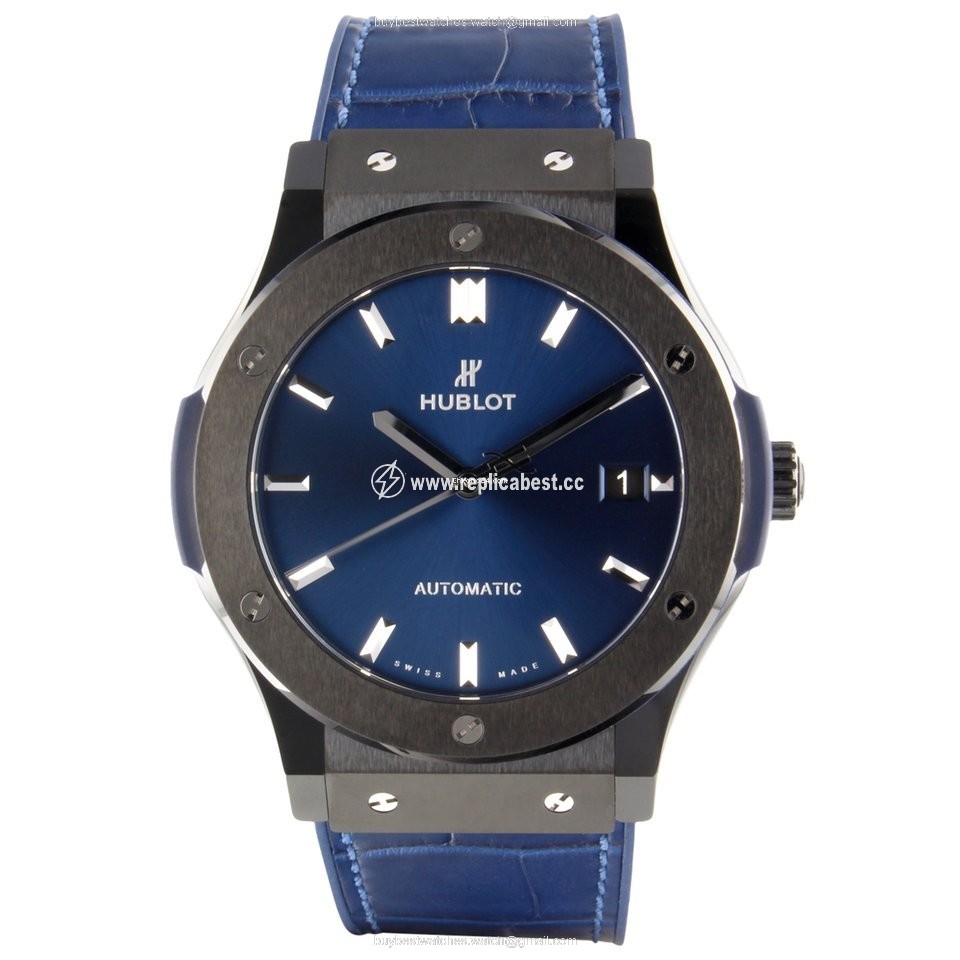 Hublot Classic Fusion Blue Mens watch Unisex Automatic Ceramic 511CM7170LR