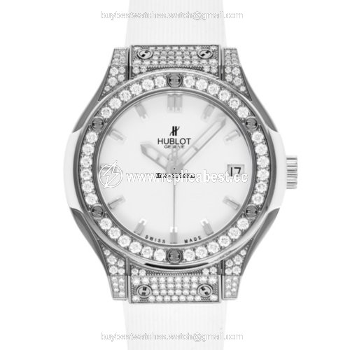 Hublot Classic Fusion Quartz Womens watch Quartz Titanium 581.NE.2010.RW.1704