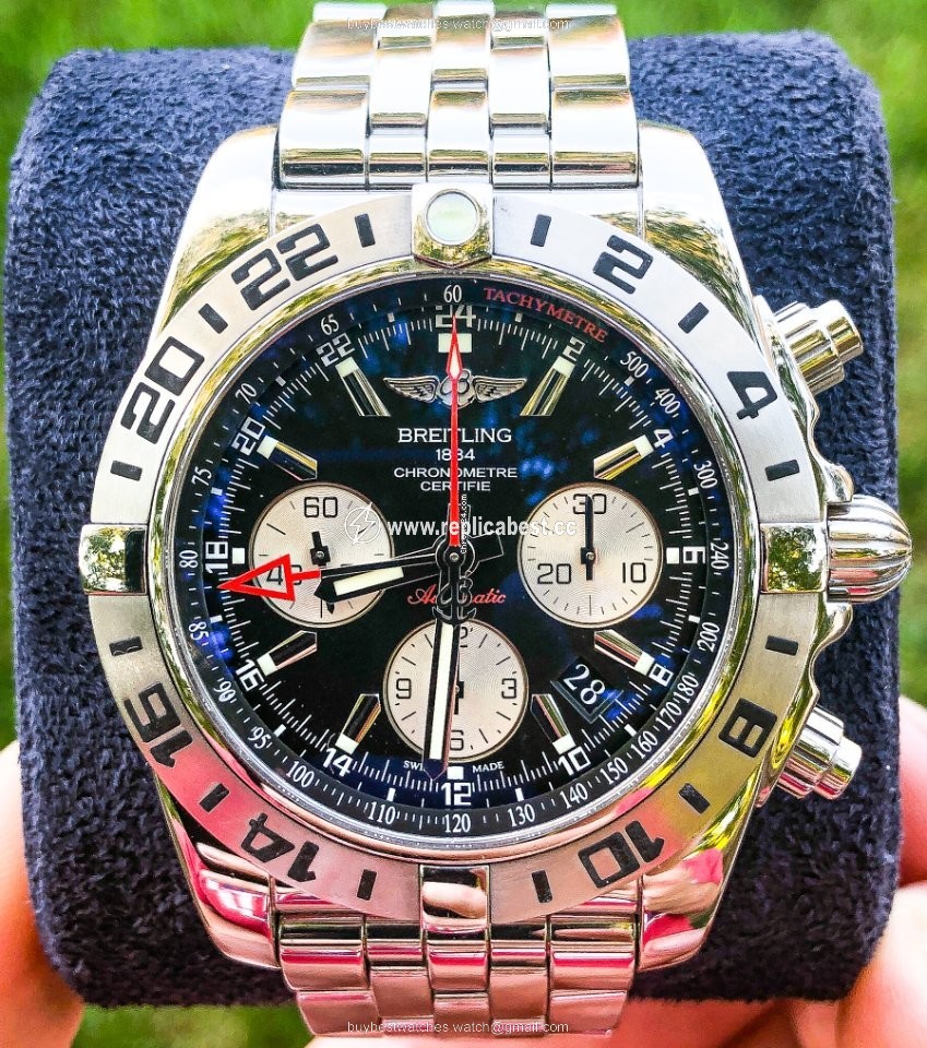 Breitling Chronomat 44 GMT Mens watch Unisex Automatic Steel AB0420B9 BB56 375A