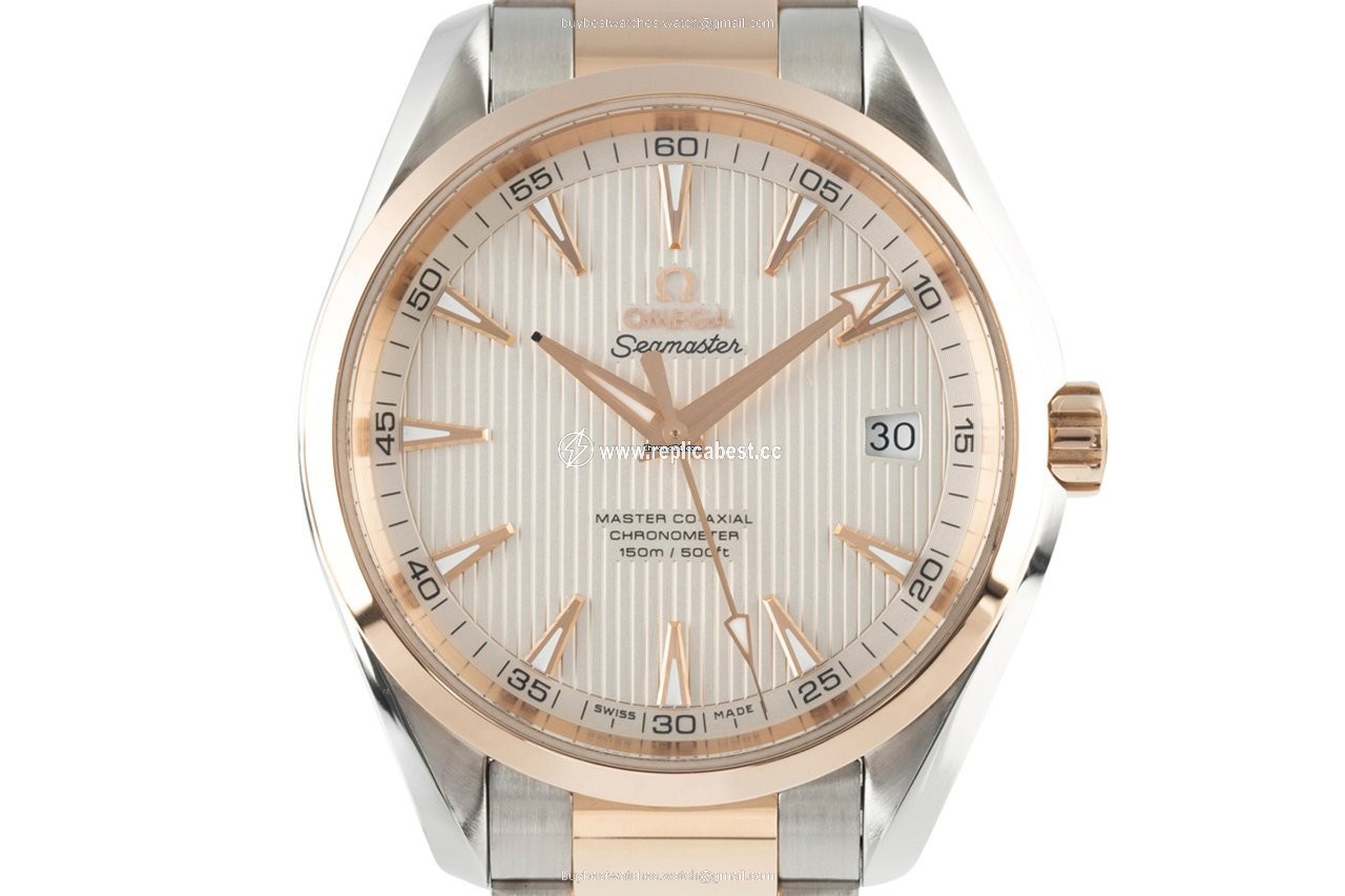 Omega Seamaster Aqua Terra Mens watch Unisex Automatic Gold Steel 231.20.42.21.02.001