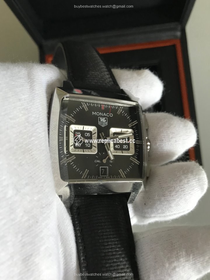 TAG Heuer Monaco Calibre 12 Mens watch Unisex Automatic Steel CAL2113.FC6536