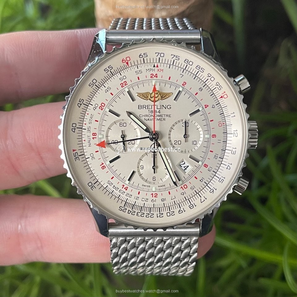 Breitling Navitimer GMT Mens watch Unisex Automatic Steel AB044121.G783.443A