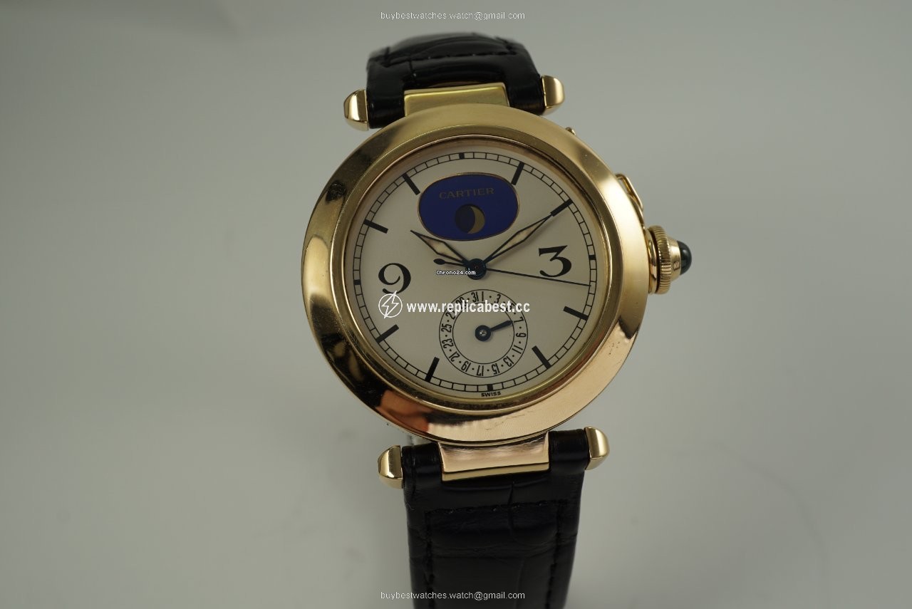 Cartier Pasha Mens watch Unisex Quartz Yellow gold 30001