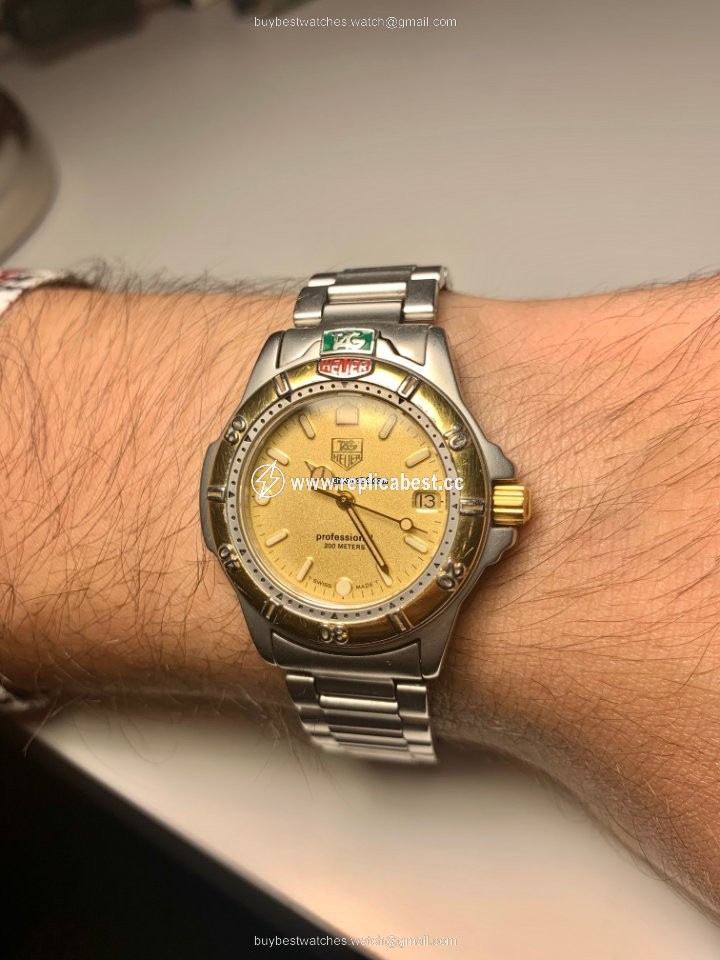 TAG Heuer Mens watch Unisex Quartz Gold Steel 995.413K