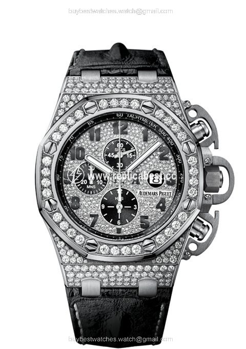 Audemars Piguet Royal Oak Offshore Chronograph Mens watch Unisex Automatic White gold 26215BC.ZZ.A101CR.01