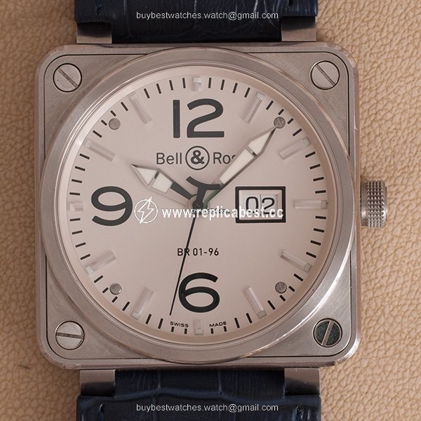 Bell & Ross BR 01-96 Grande Date Mens watch Unisex Automatic Steel BR 01-96