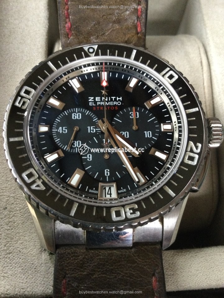 Zenith El Primero Stratos Flyback Mens watch Unisex Automatic Steel 03.2060.405 21.C714