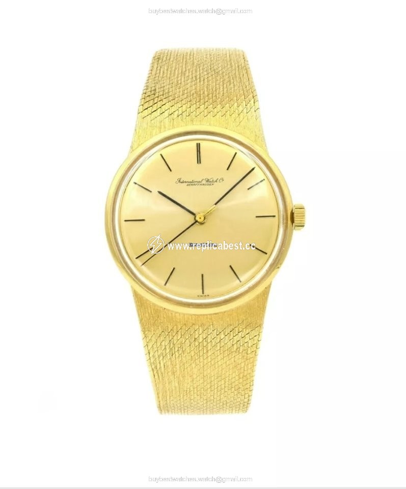 IWC Mens watch Unisex Manual winding Yellow gold 2132325