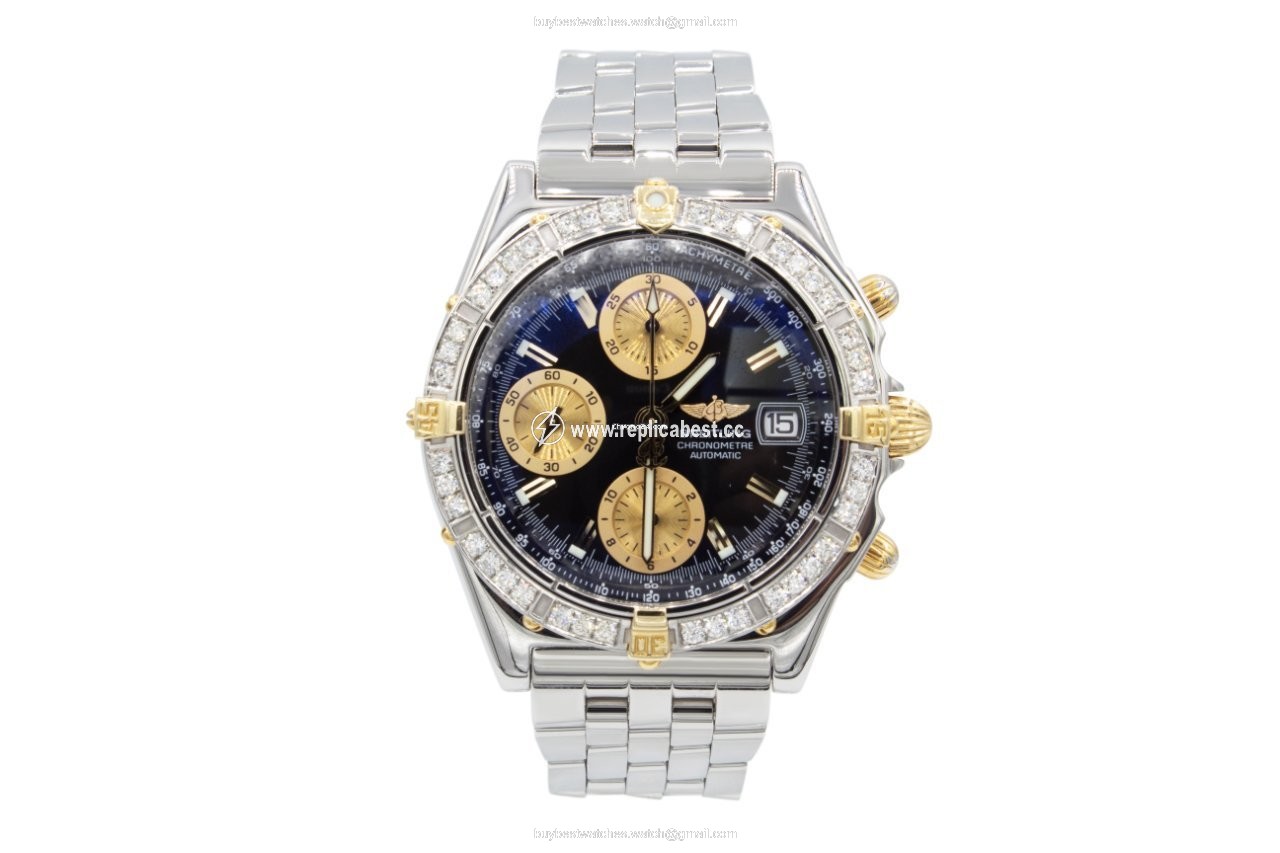 Breitling Chronomat Mens watch Unisex Automatic Gold Steel B13352