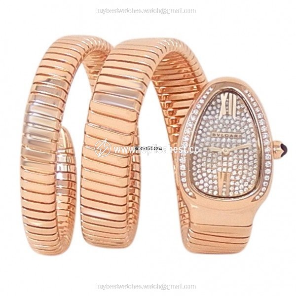Bulgari Serpenti Womens watch Quartz Rose gold 101956