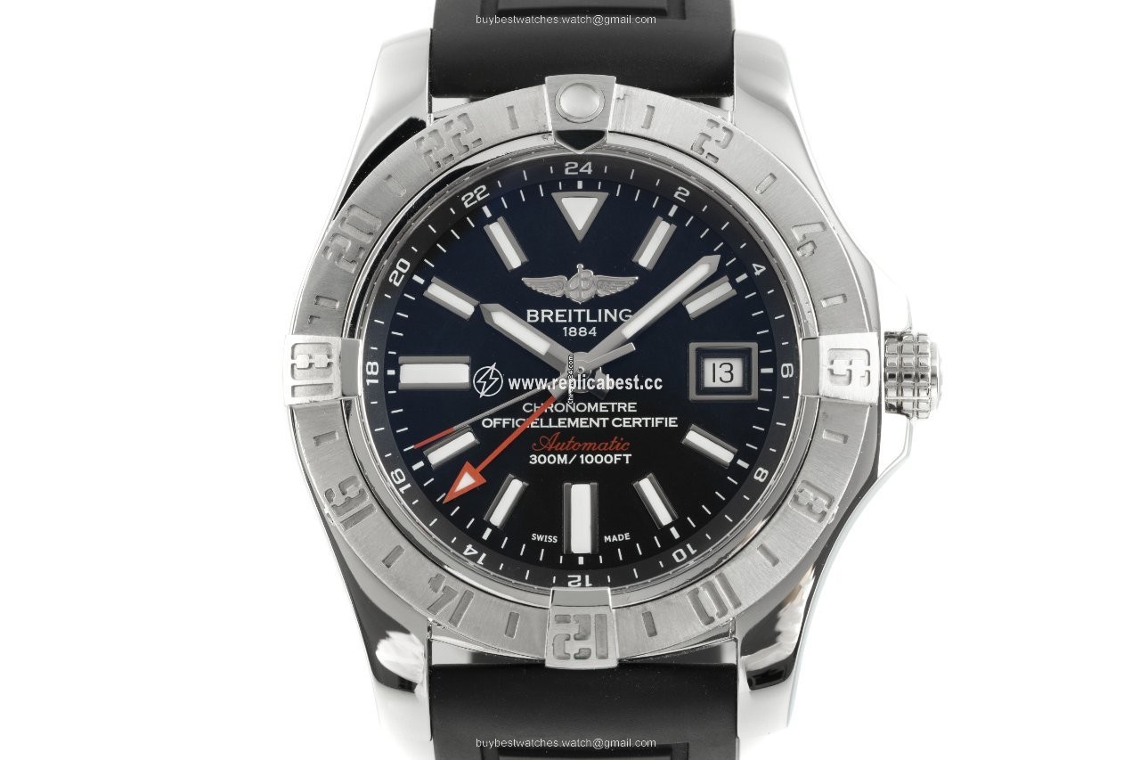 Breitling Avenger II GMT Mens watch Unisex Automatic Steel A32390