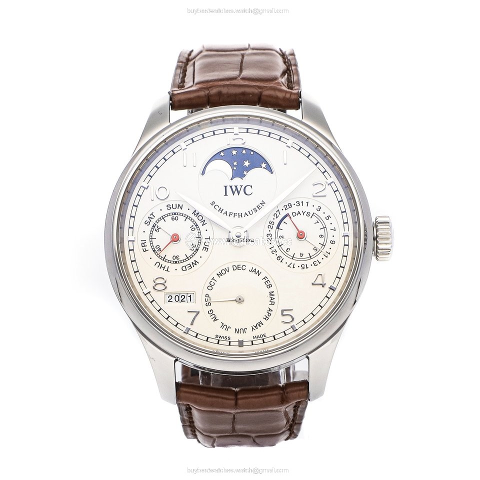 IWC Portuguese Perpetual Calendar Mens watch Unisex Automatic Steel IW5023-08
