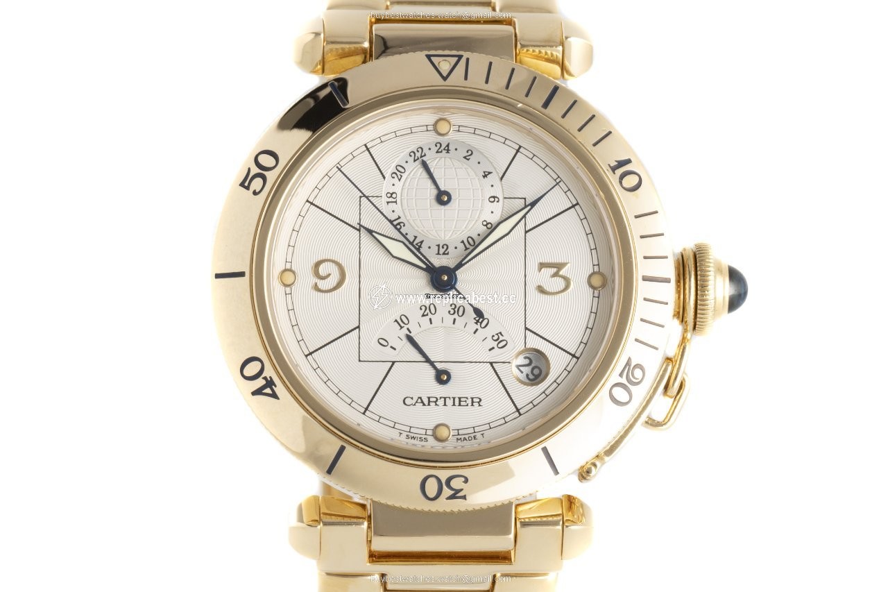 Cartier Pasha Mens watch Unisex Automatic Yellow gold 2395