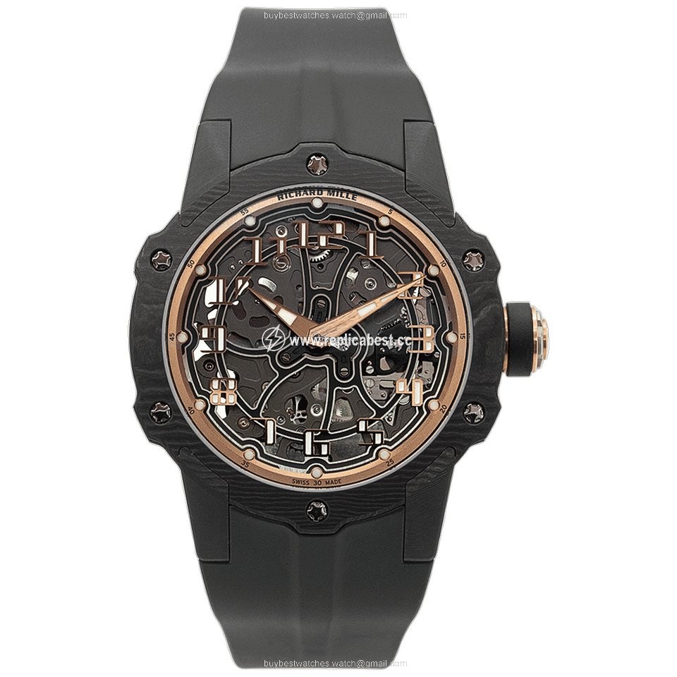 Richard Mille Mens watch Unisex Automatic Carbon RM33-02 RG CA