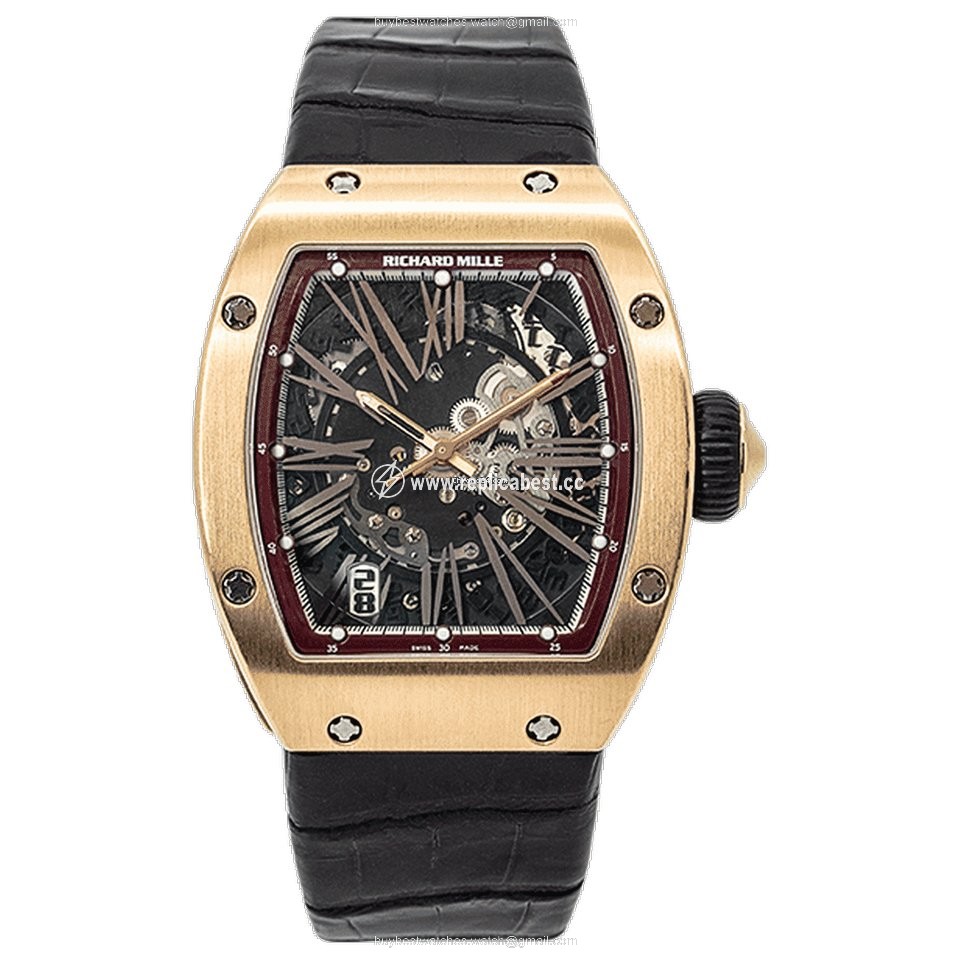 Richard Mille Mens watch Unisex Automatic Rose gold RM023